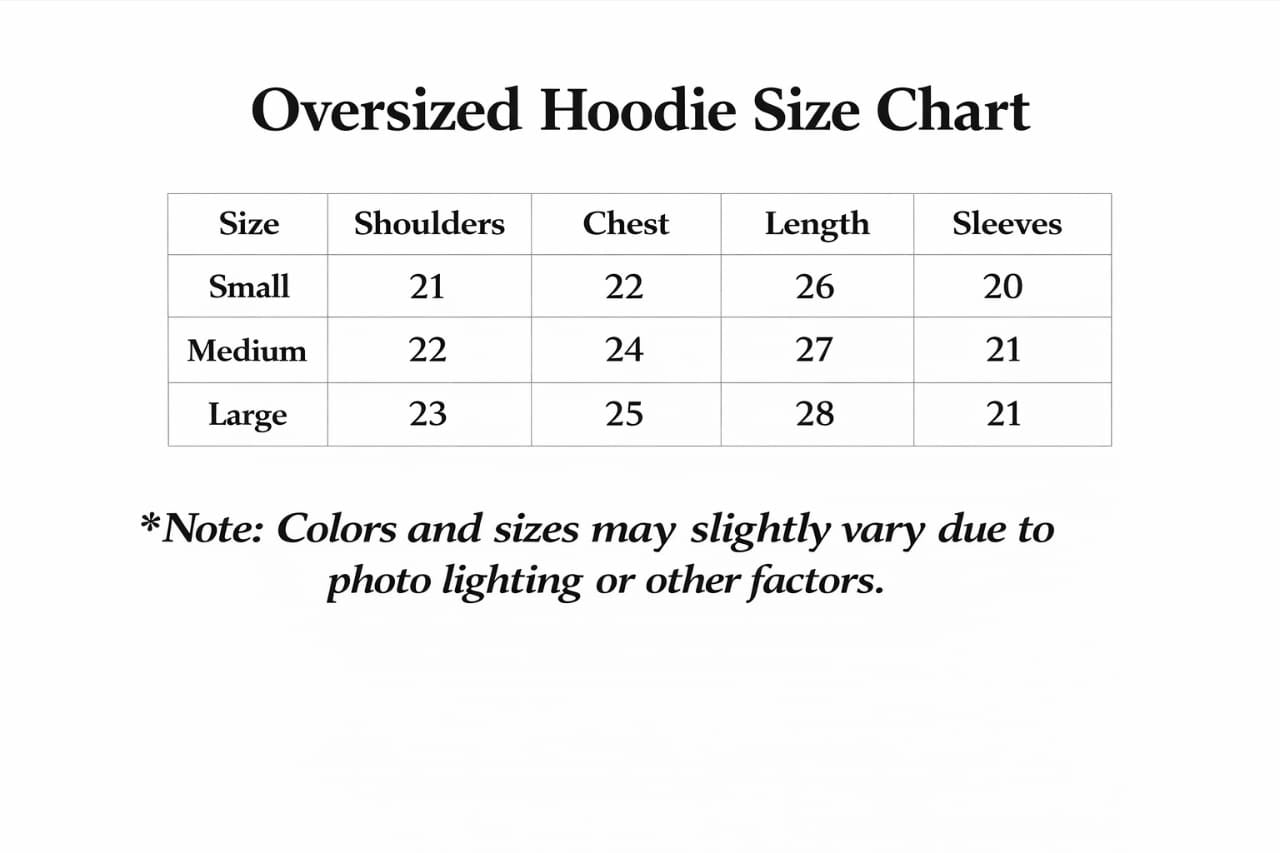Oversized graphic Hoodie